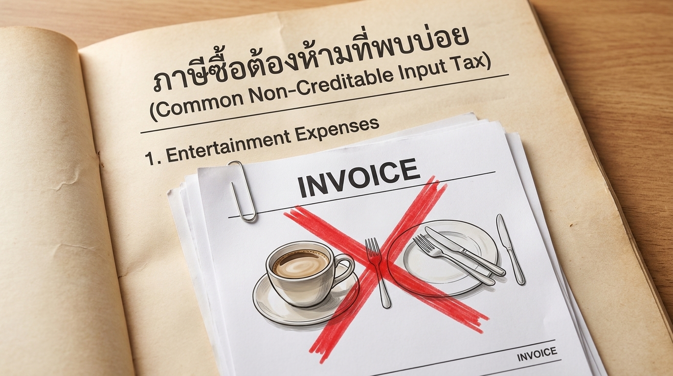 ระวังโดนปรับย้อนหลัง! 3 "ภาษีซื้อต้องห้าม" ที่คนทำธุรกิจมักเข้าใจผิด